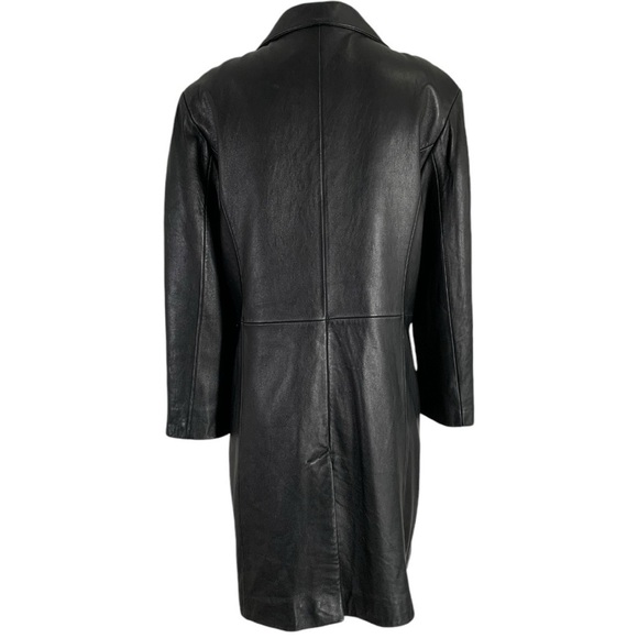 Vintage Adler Collection Leather Mid Length Jacket Size large Petite - Picture 4 of 11
